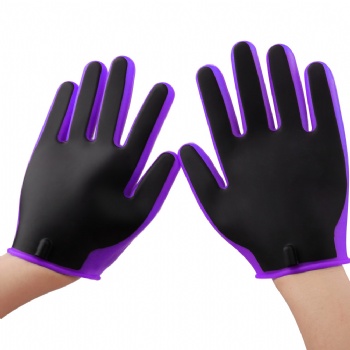 2115 Silicone gloves purple
