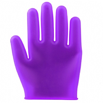 2115 Silicone gloves purple
