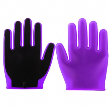 2115 Silicone gloves purple